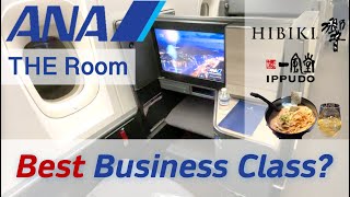 FlightANA 777300ER  Business Class THE Room  NH107  SFO to HND  Best business class hibiki [upl. by Rici]