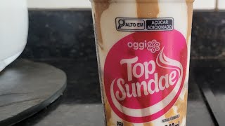 Sundae 600 da Oggi Sorvetes Doce de Leite [upl. by Ellehc]