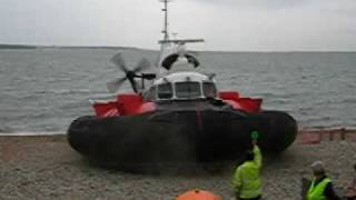 Hovercraft SRN6 Mk6 departing the beach at Hovershow 09 [upl. by Suh]