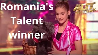 Americas got talent all stars  Romanias Got Talent winner Ventriloquist AnaMaria Mărgean [upl. by Bryn630]