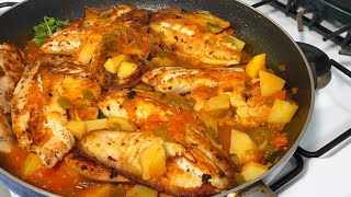 FILETE de PESCADO una receta que te encantará 😋😋  Cocinemos Con Cristina [upl. by Mayrim921]