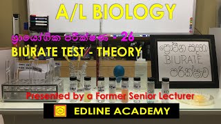 BIURATE TEST  THEORY  Advanced Level Biology Sinhala Lessons [upl. by Naz]