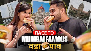 MUMBAI FAMOUS VADA PAV CHALLENGE ft KrutikaPlays [upl. by Nail]