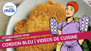 Comment faire un cordon bleu  Vidéo de cuisine  Swissmilk 2010 [upl. by Sucramraj972]