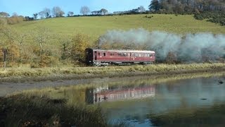 GWR Railmotor No93 on the Looe Valley Line [upl. by Aihcats392]