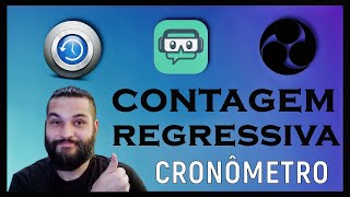 COMO FAZER CONTAGEM REGRESSIVA PARA LIVE OBS E STREAMLABS OBS  RECURSOS DE DATA E HORÁRIO [upl. by Schwerin]