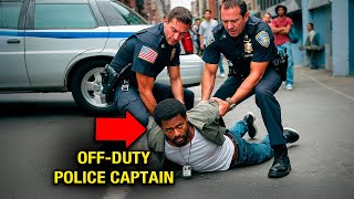 Racist Cops Pin Black Man to the Ground Not Knowing Hes an OffDuty Police Officer [upl. by Inavihs506]