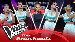 Imesha Thathsarani  Laal Ishq  The Knockouts  The Voice Sri Lanka [upl. by Tegdig]