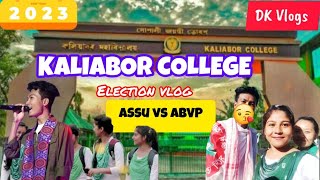 Kaliabor college election vlogsAssu group ampABVPupload let hol 🙏 [upl. by Atoked]