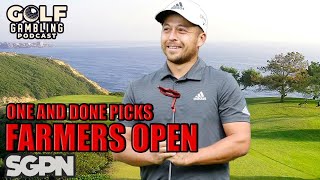 2024 Farmers Insurance Open One and Done Picks [upl. by Outhe]