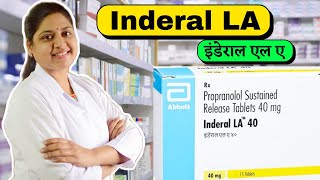 Inderal 10 mg tablet uses  Inderal la 20 tablet uses in Hindi [upl. by Modeste]