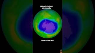 Ozone layer is healing itself science climatechange earth space ozone [upl. by Lleruj704]