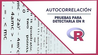 Autocorrelación en R Pruebas para Detectarla [upl. by Yssis241]