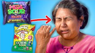 Mexican Moms try the most EXTREME Sour Candy [upl. by Lletnwahs607]