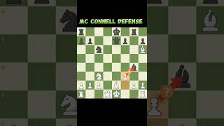 Mc Connell Defense  chess chessgame  viralshorts [upl. by Latsirc]