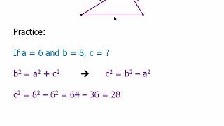 Geometry Right Triangles [upl. by Southworth]