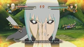 Naruto Storm 3 Full Burst  MODS  Mangetsu Suigetsu vs Gai [upl. by Leggett]