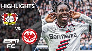 🚨 THE STREAK EXTENDS TO 48 🚨 Bayer Leverkusen vs Eintracht Frankfurt  Bundesliga Highlights [upl. by Perla]