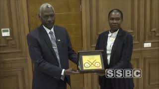 ARCHIVES OF 2020 SUDAN AND SOUTH SUDAN MINISTERS OF DEFENSE PLANNING TO EXPAND DEFENSE RELATIONSHIPS [upl. by Scrivens]