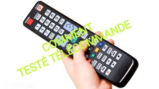 كيف تعرف ان جهاز تحكم مازال يعملCOMMENT TESTER LA TÉLÉCOMMAND [upl. by Mich907]