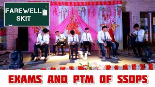 Exams and school PTM of 11th class of SSDPS  Funny skit for farewell  farewellskit g1 [upl. by Zevahc]