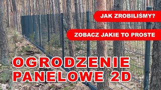 ⭐ Ogrodzenie panelowe 2D  Jak zrobiliśmy ⭐ [upl. by Bunce862]