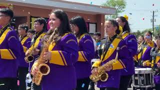 Marching Bands Pace Stell Manzano at INTERNATIONAL CHARRO DAYS PARADE 2024 [upl. by Nagoh925]