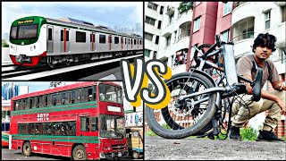 Carrying Folding cycle in BRTC and Metro  Is it Possible  All Details [upl. by Ocsecnarf328]