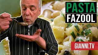 Pasta Fazool Pasta e Fagioli Italian Cooking Video  Giannis North Beach [upl. by Enelad415]