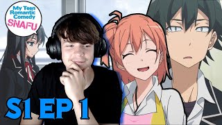 YUKINO YUI AND HIKIGAYA  Oregairu Season 1 Episode 1 Reaction [upl. by Nyrb]