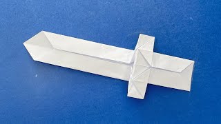 Épée Origami  Comment faire une épée en papier  Couteau Origami  Arme Origami [upl. by Kemp852]