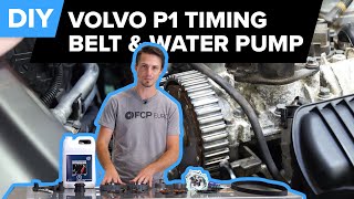 Volvo P1 Timing Belt and Water Pump Replacement DIY  C30 C70 S40 amp V50 20052013 RNC Engine [upl. by Assyram789]