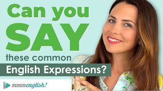 How To Say Common English Expressions  💬 Small Talk PART 1 [upl. by Hirst567]