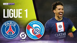 PSG vs Strasbourg  LIGUE 1 HIGHLIGHTS  12282022  beIN SPORTS USA [upl. by Rhu42]