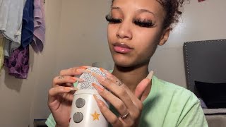 Asmr nail tapping and mic scratching [upl. by Arriet]