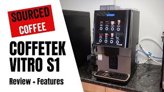 COFFETEK VITRO S1 machine  review  features ☕ [upl. by Thilde479]