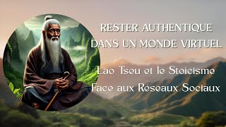 Rester Authentique dans un Monde Virtuel  Lao Tseu et le Stoïcisme Face aux Réseaux Sociaux [upl. by Hudnut163]