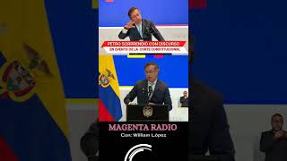 Petro SORPRENDIÓ al presidente de la corte CONSTITUCIONAL [upl. by Schoening]