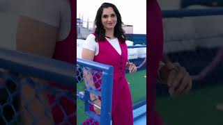 Sania Mirza at Dubai domestic tennis luego inougration virlshorts virlshorts virlshorts [upl. by Yelrehs]