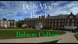 Daily Vlog from Babson College [upl. by Ttenrag]