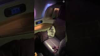 Singapore Airlines A350 Business Class Bassinet Seat シンガポール航空 ビジネスクラス [upl. by Shum]