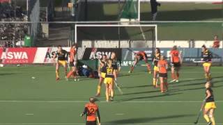 Oranje Zwart Dames 1  Den Bosch Dames 1 [upl. by Kcirrej]