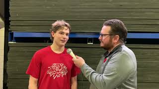 Postgame Interview w Moncton Wildcats Preston Lounsbury [upl. by Assyla]