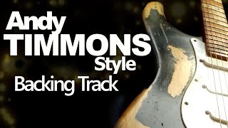 Rock Andy Timmons Style Guitar Jam Track  97 Bpm [upl. by Enaywd]