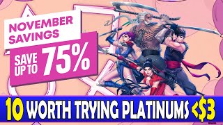 10 Platinum Games Worth Trying for Under 3  PSN November Savings [upl. by Dekow]