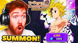 14 NEW CODES NEW Legendary BERSEKR MELIODAS Summons 250K GEMS  7DS Idle Adventure [upl. by Ricard]