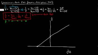 Enzymes Part 3 of 5  Lineweaver Burk Plot  Double Reciprocal Plot [upl. by Hahsi578]