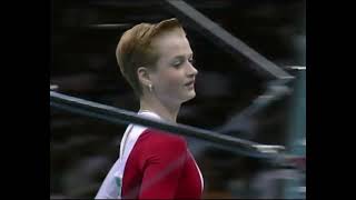 Svetlana Khorkina Compulsory Uneven Bars  1996 Olympic Games Светлана Хоркина 1996 [upl. by Earised820]