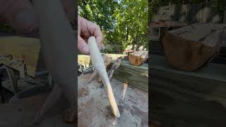 Sanding a hand carved spoon youtubehighfive youtubecreators [upl. by Niltac446]