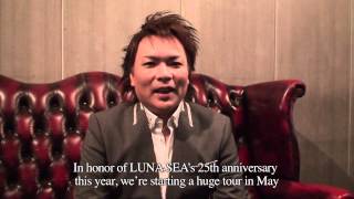 Message from Shinya toward 25th ANNIVERSARY [upl. by Itida]